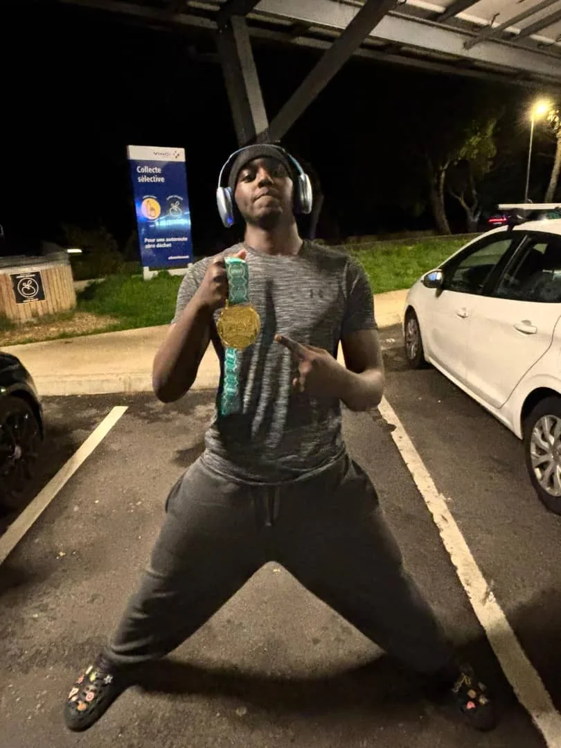 A medal earned at Kigali BJJ