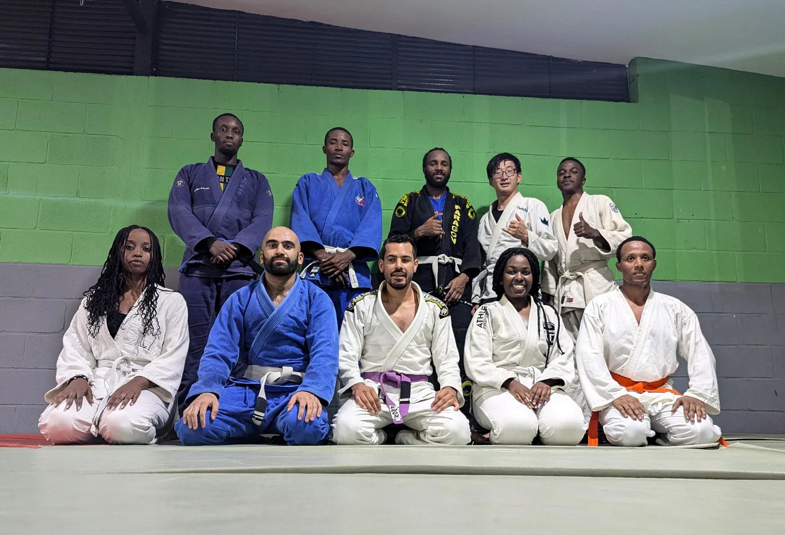 One of the first team portraits at Kigali BJJ