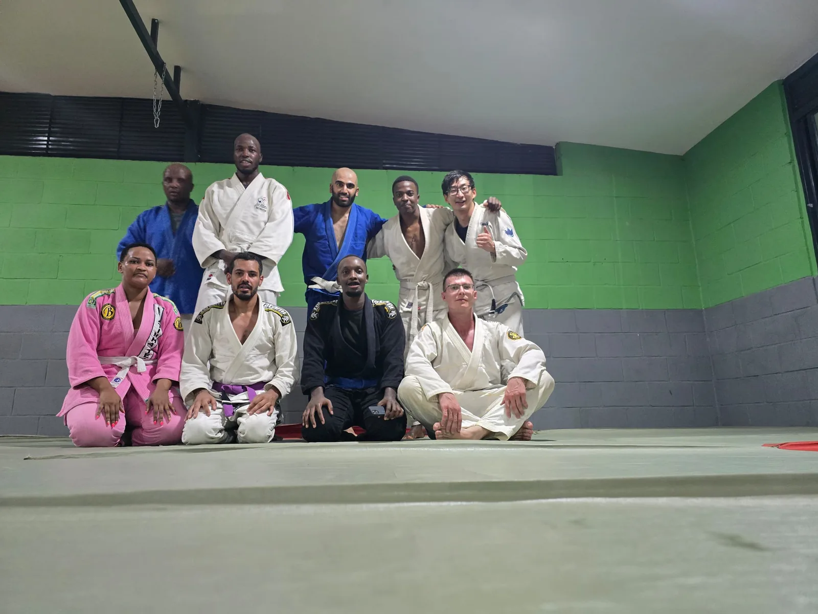 The early gi crew at Kigali BJJ