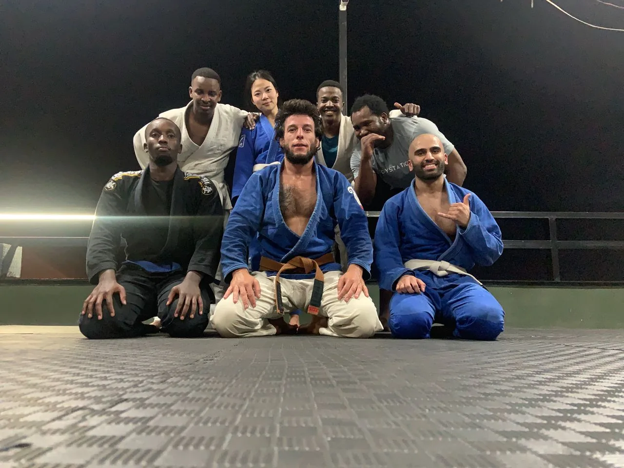 Small room, strong team at Kigali BJJ