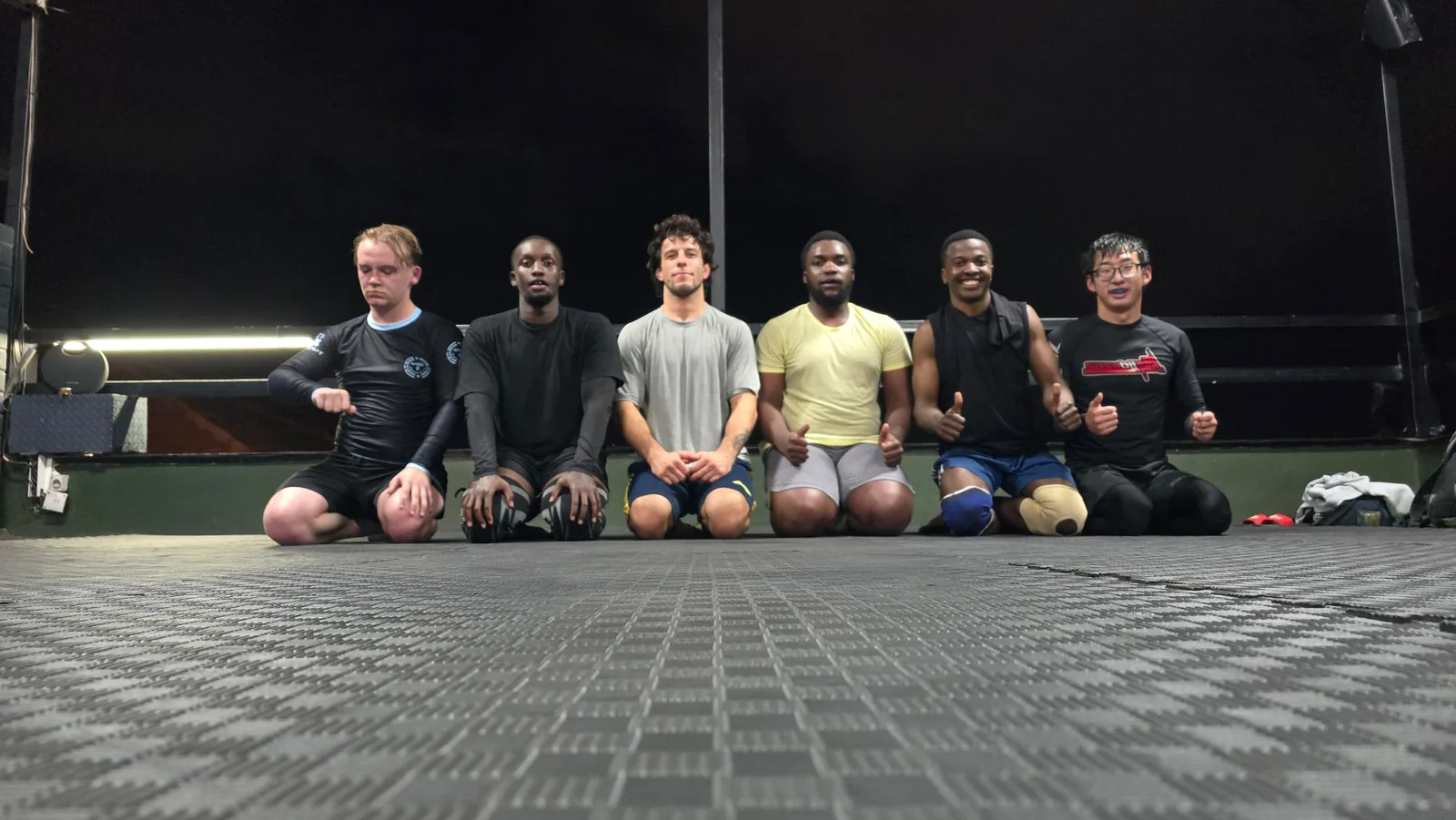 No-gi class, year one at Kigali BJJ