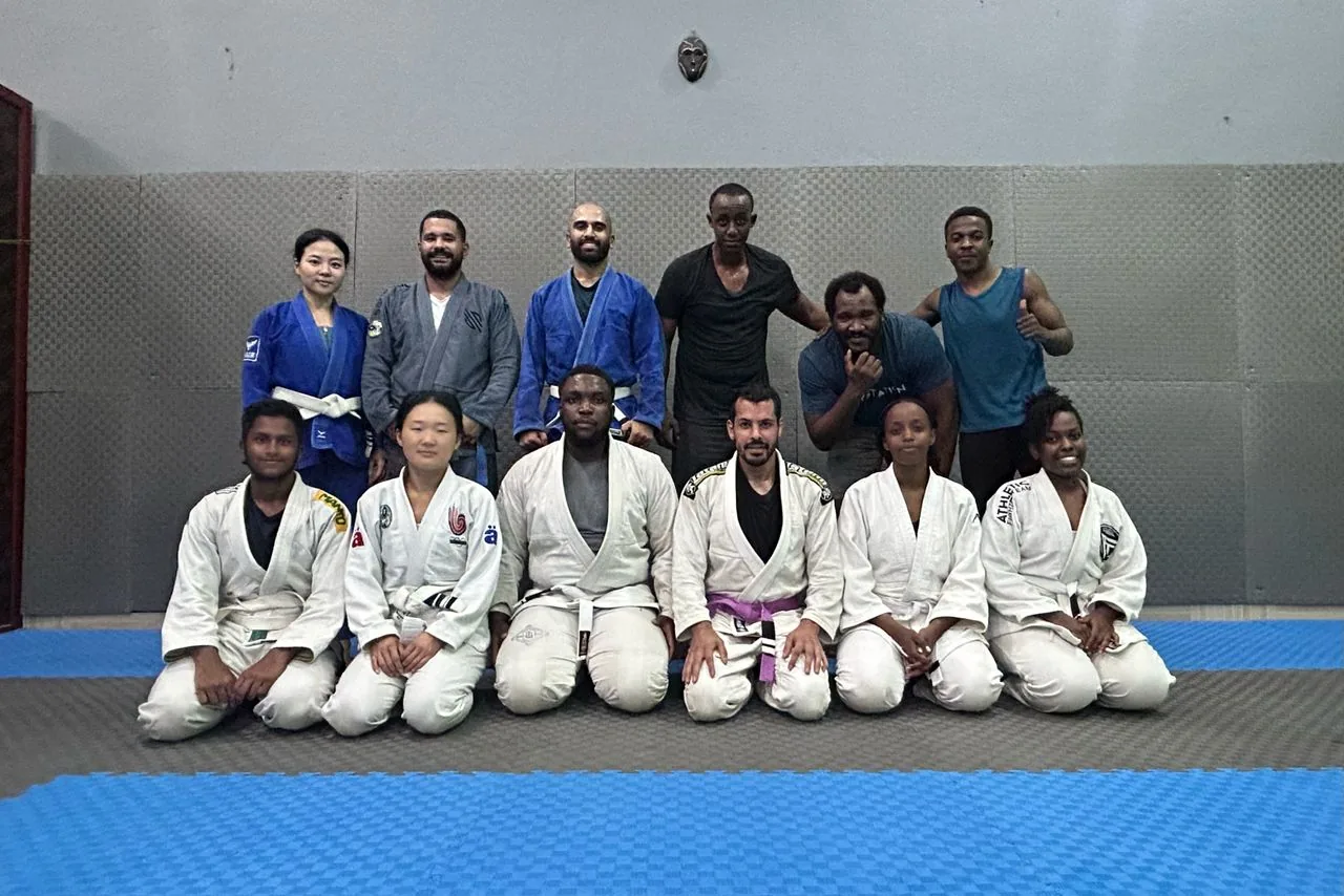 Thursday gi crew at Kigali BJJ