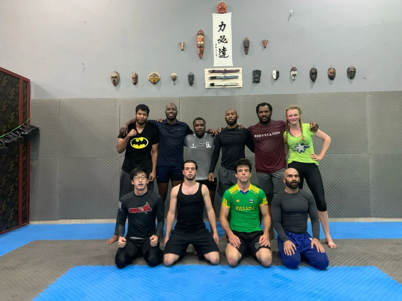 End-of-month crew at Kigali BJJ
