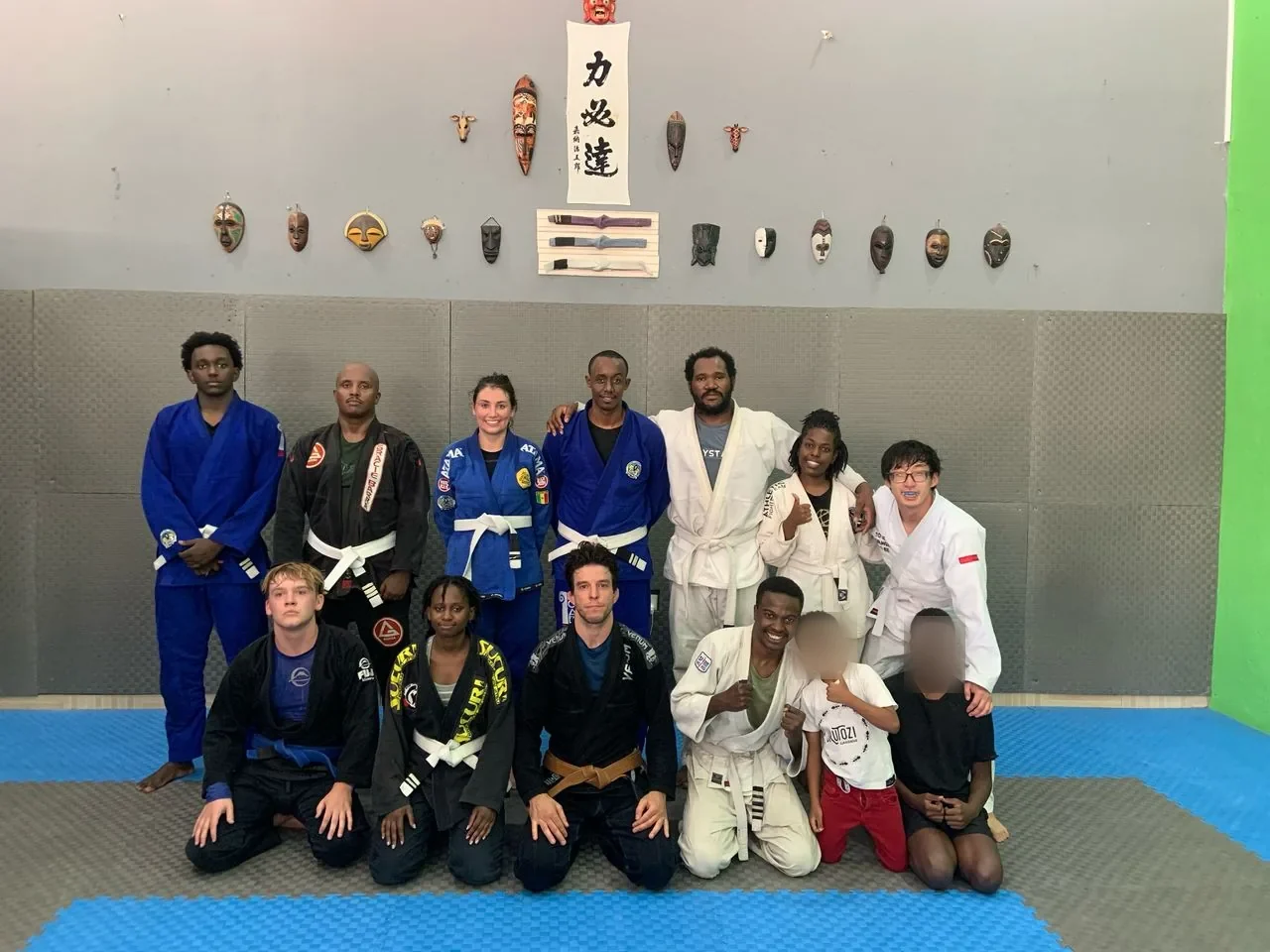 Saturday gi class at Kigali BJJ