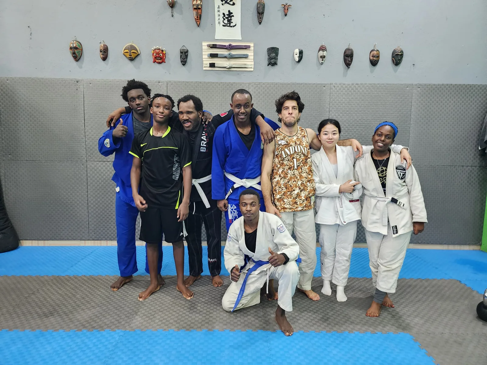 August team session at Kigali BJJ