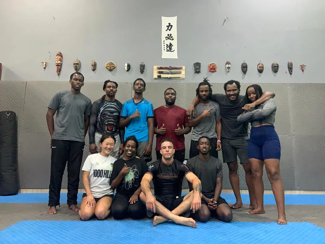 September no-gi crew at Kigali BJJ