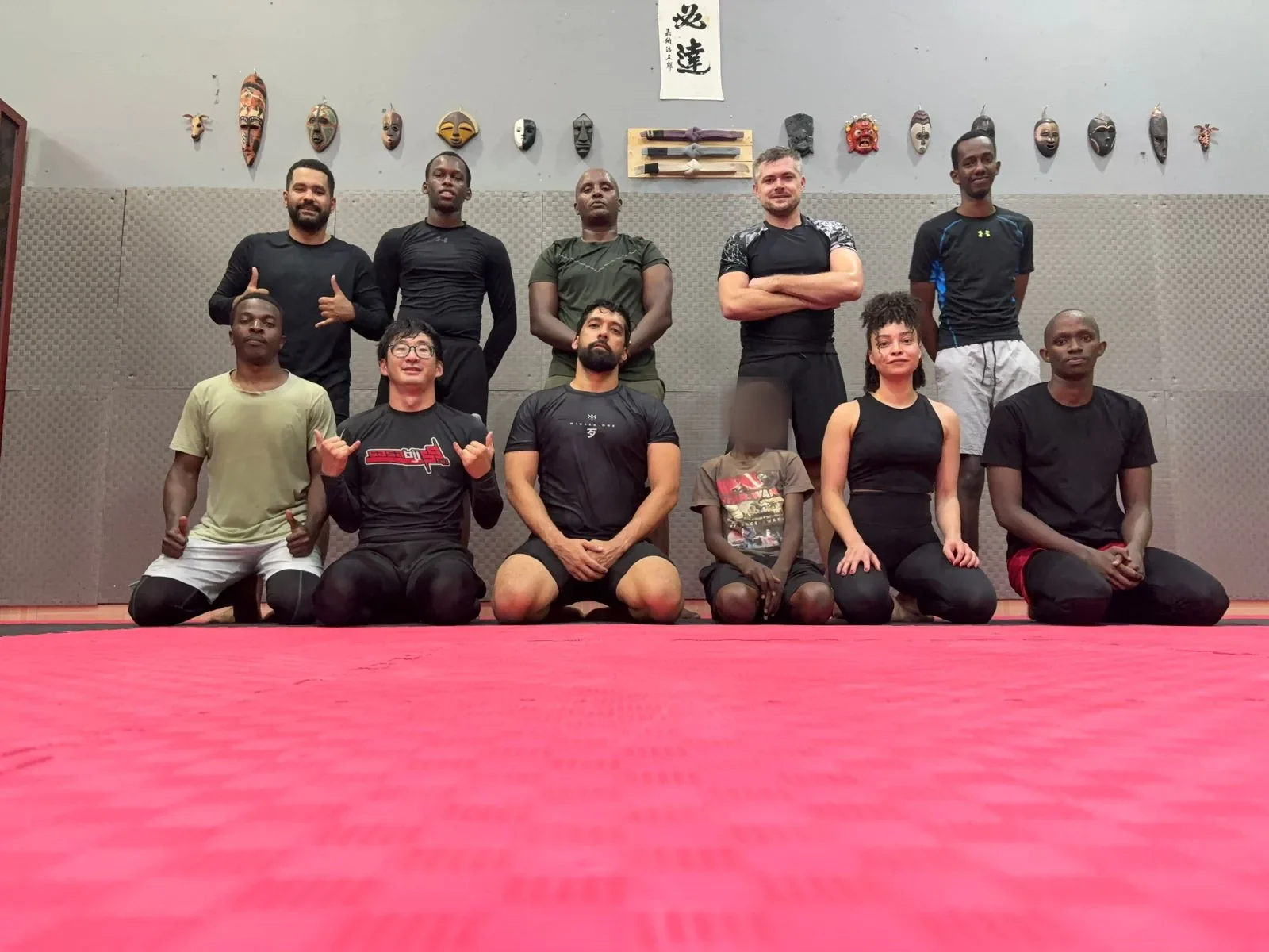 February evening class at Kigali BJJ