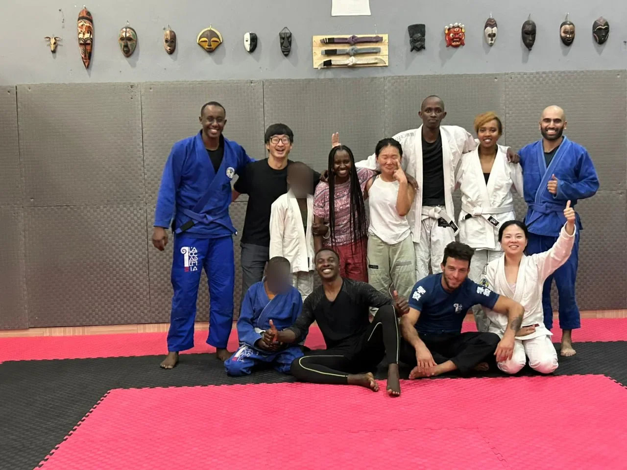 Tuesday class at Kigali BJJ