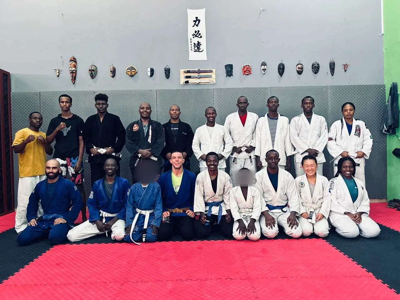 Competition camp crew at Kigali BJJ
