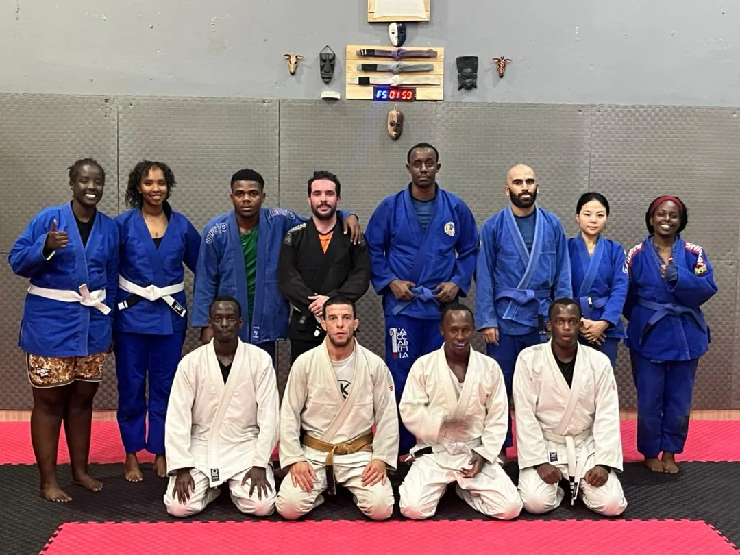 Monday class at Kigali BJJ