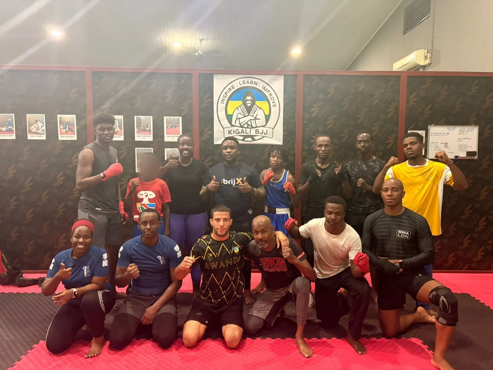 July training crew at Kigali BJJ
