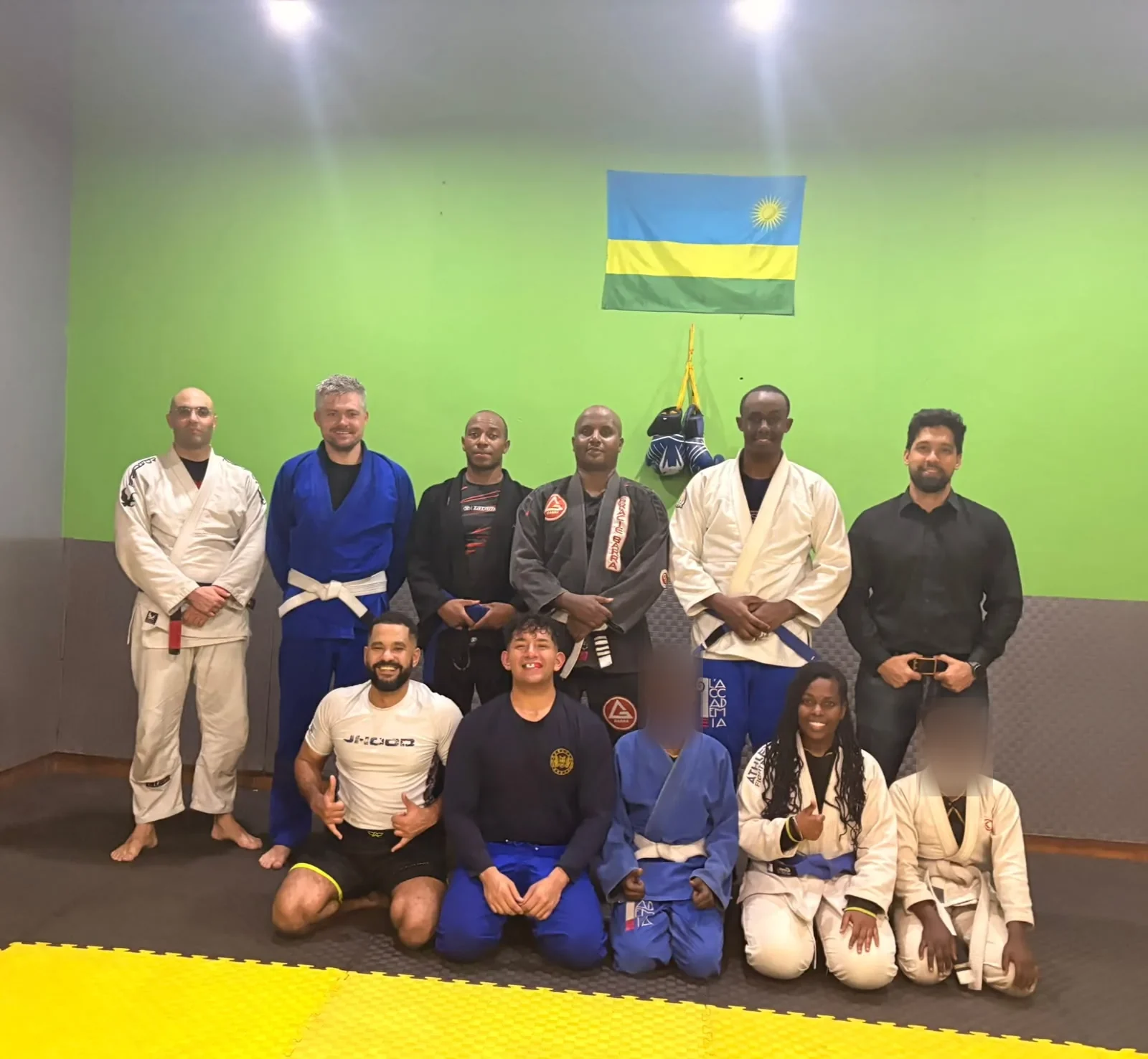 Kimi team session at Kigali BJJ