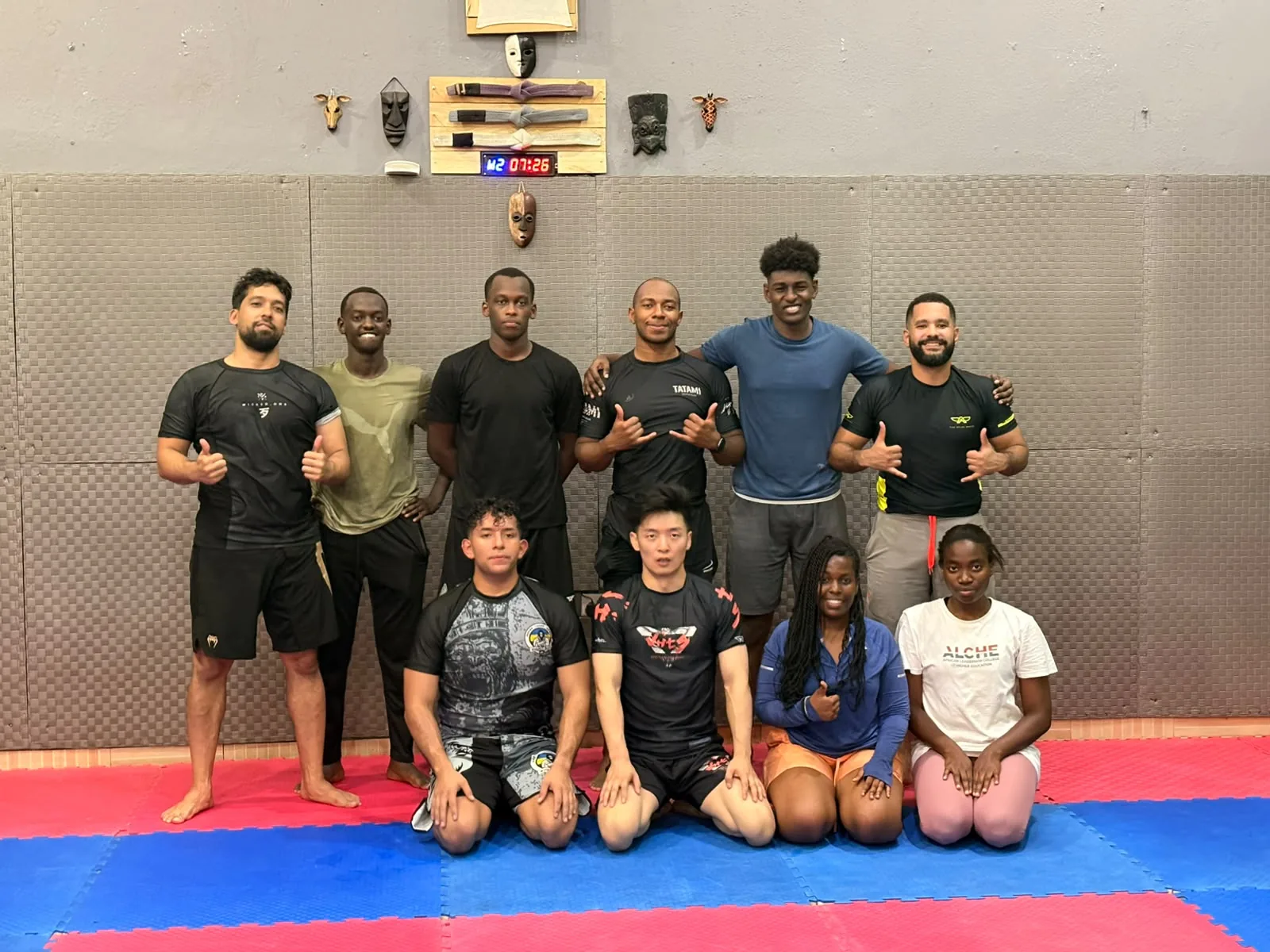 End-of-month class at Kigali BJJ