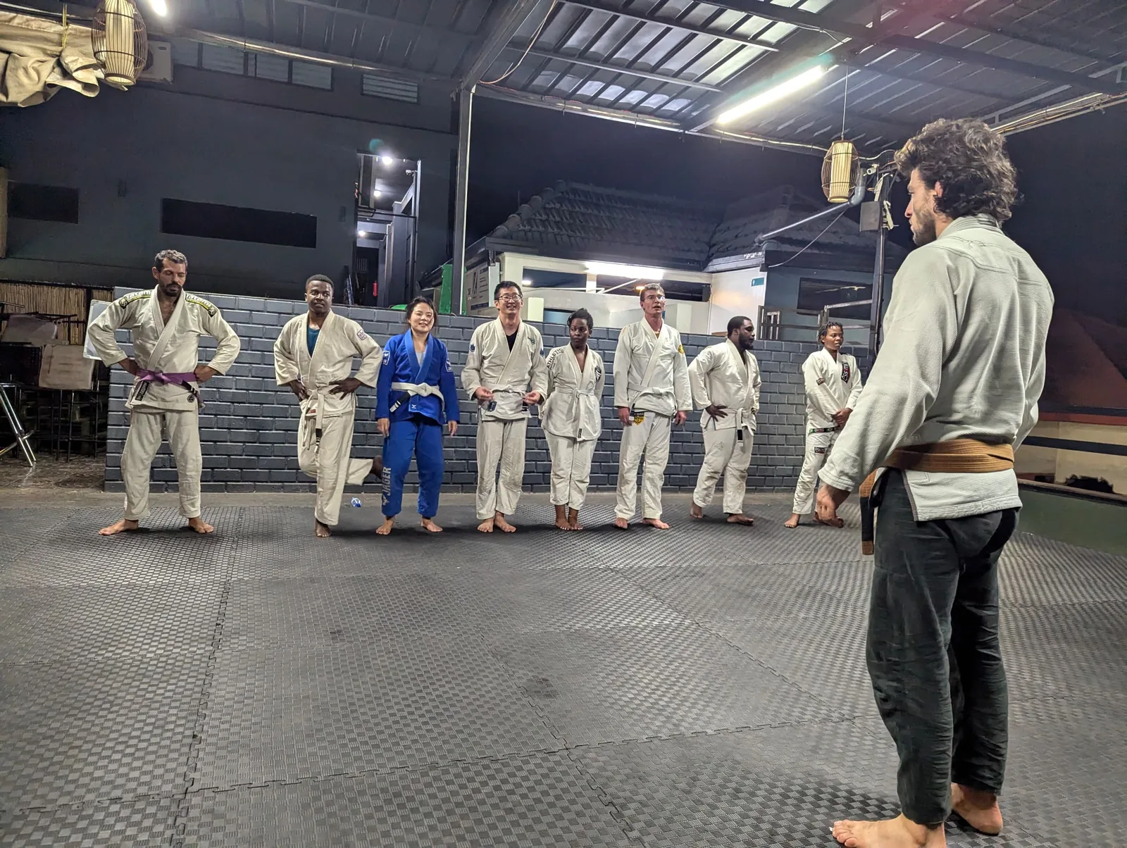 End-of-year instruction at Kigali BJJ