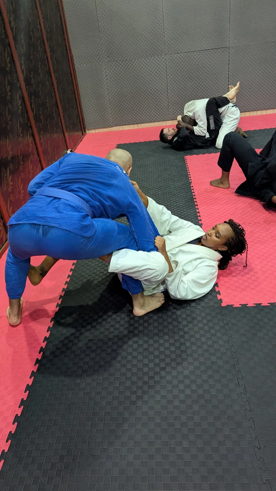Guard work at Kigali BJJ