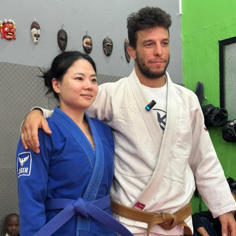 Jun promoted to blue belt